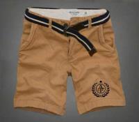 heren abercrombie and fitch casual shorts band diep-khaki zwart Overhemd Kopen ecibg325